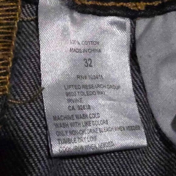 LRG Mens Jeans 32W Vintage Rasta - Picture 4 of 4